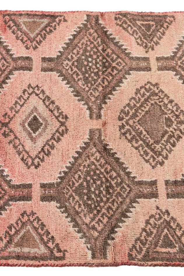 Detail image of 2' 2 x 4' 6 Hand Knotted Ultra Vintage Persian Wool Runner Rug