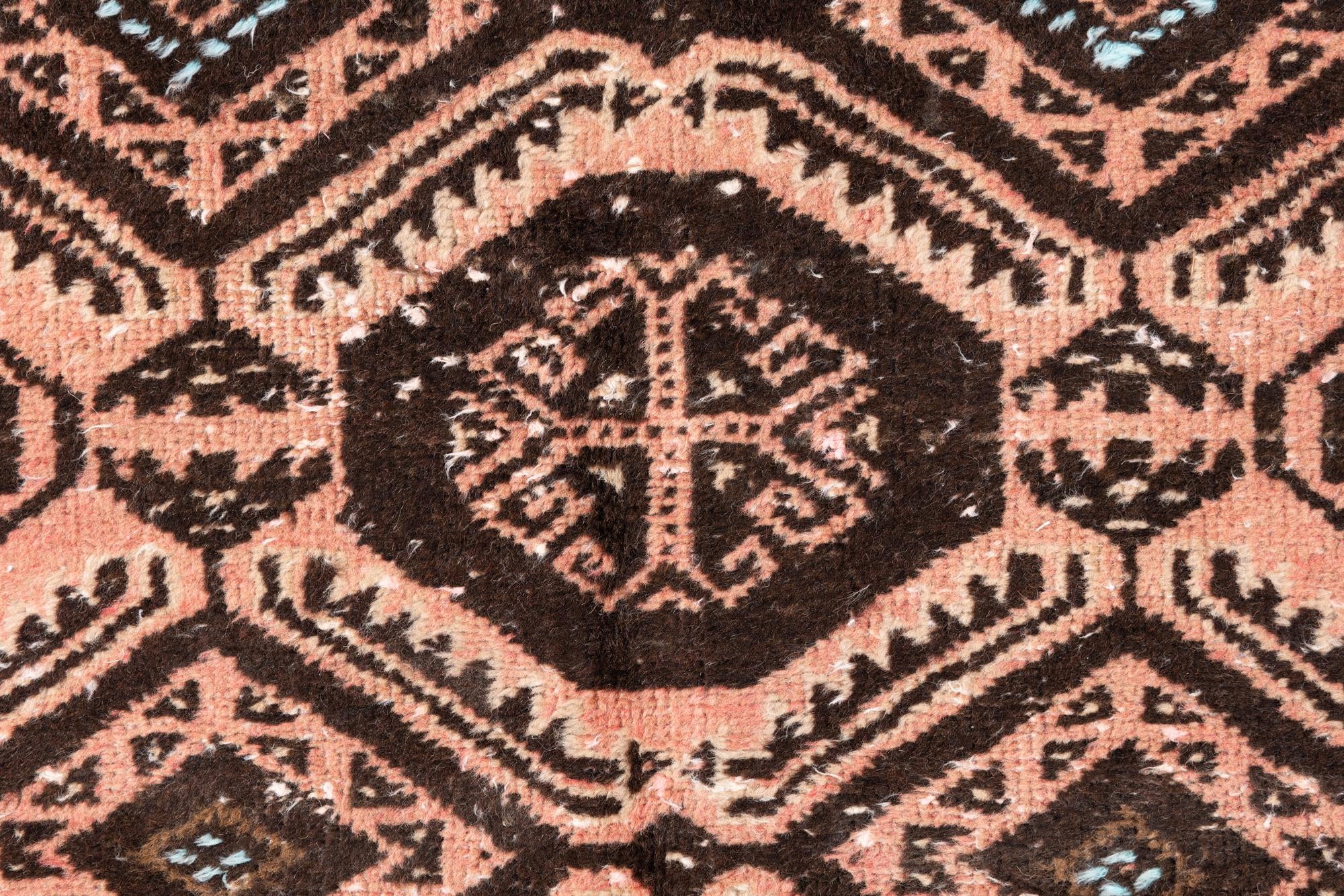 75cm x 190cm Hand Knotted Ultra Vintage Persian Wool Runner Rug