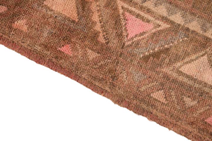 5' x 13' 9 Hand Knotted Ultra Vintage Persian Wool Runner Rug
