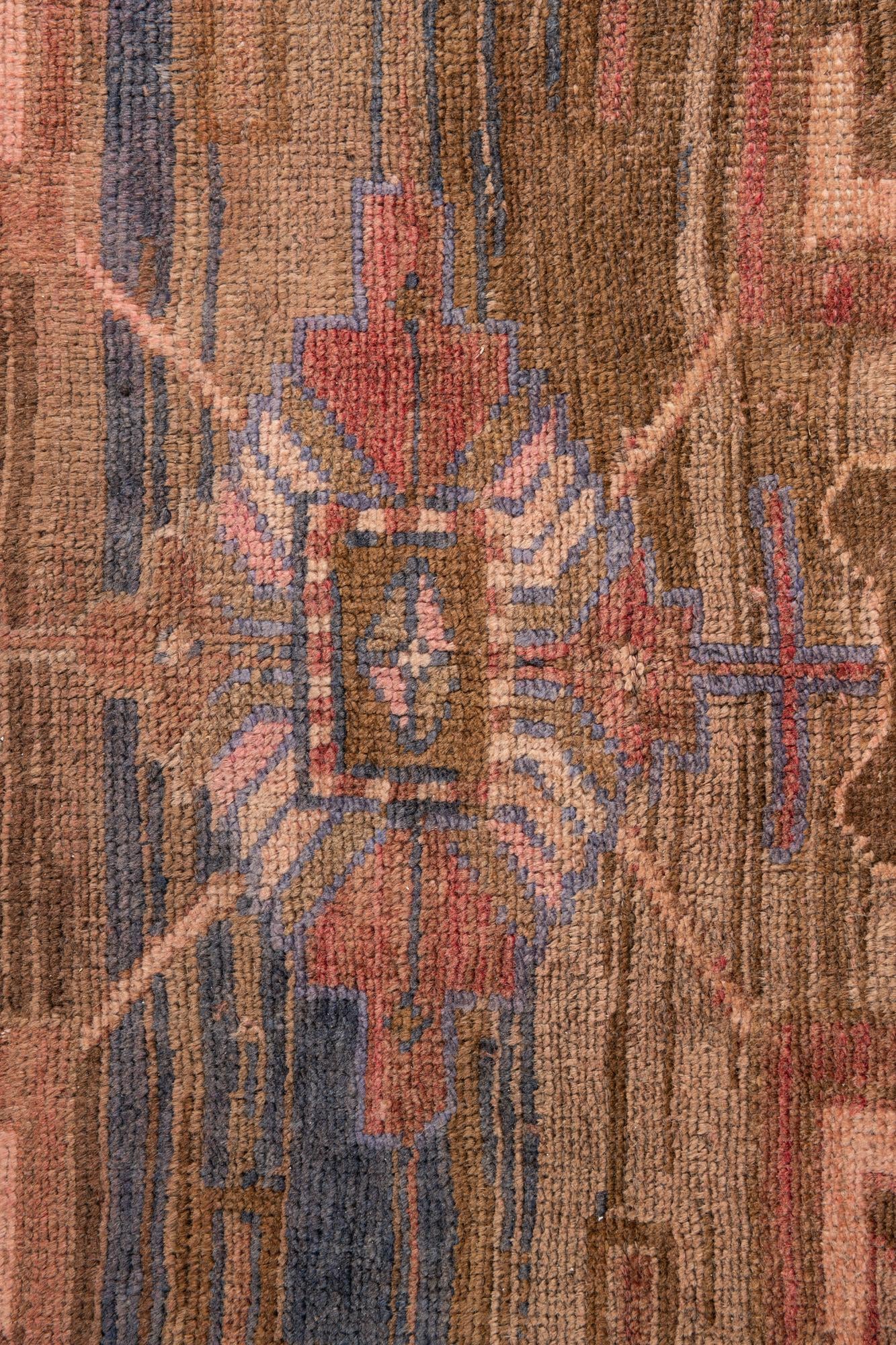 5' x 13' 9 Hand Knotted Ultra Vintage Persian Wool Runner Rug