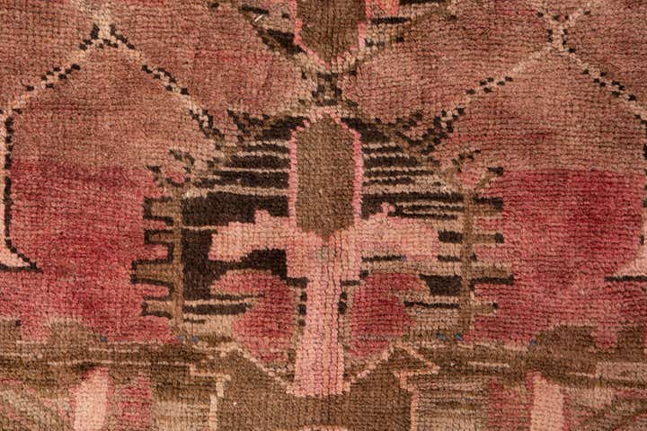 5' x 13' 9 Hand Knotted Ultra Vintage Persian Wool Runner Rug