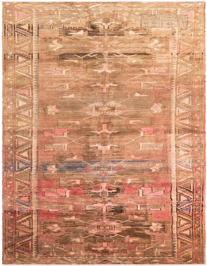 Primary image 5' x 13' 9  Hand Knotted Ultra Vintage Persian Wool Runner Rug