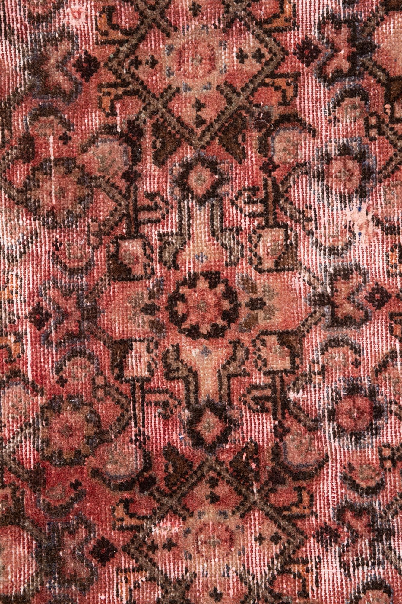 3' 6 x 7' 5 Hand Knotted Ultra Vintage Persian Wool Runner Rug