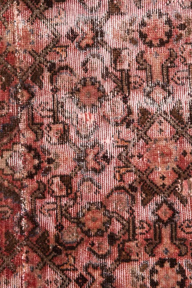 3' 6 x 7' 5 Hand Knotted Ultra Vintage Persian Wool Runner Rug