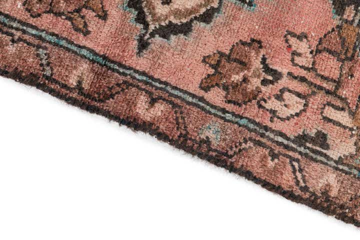2' 4 x 8' 9 Hand Knotted Ultra Vintage Persian Wool Runner Rug
