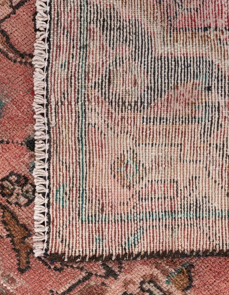Detail image of 2' 4 x 8' 9  Hand Knotted Ultra Vintage Persian Wool Runner Rug