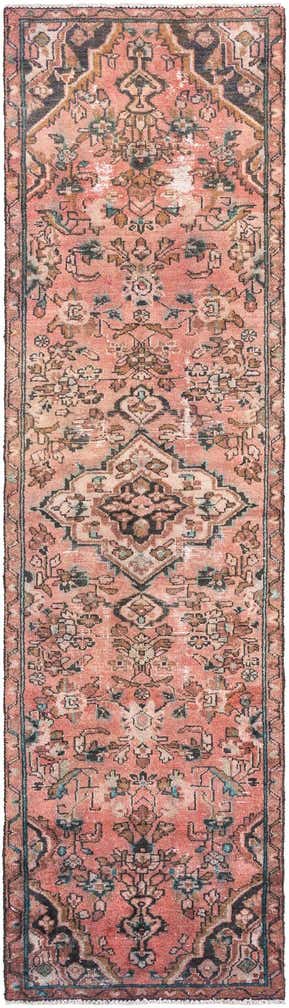 2' 4 x 8' 9 Hand Knotted Ultra Vintage Persian Wool Runner Rug