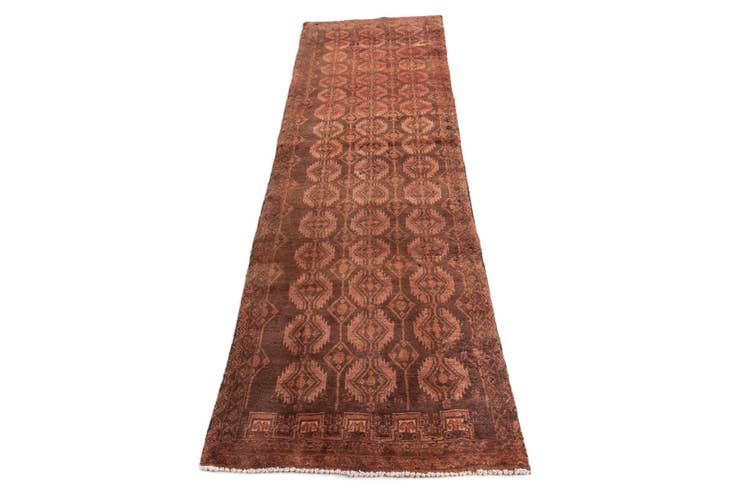 Detail image of 2' 10 x 9' 4 Hand Knotted Ultra Vintage Persian Wool Runner Rug