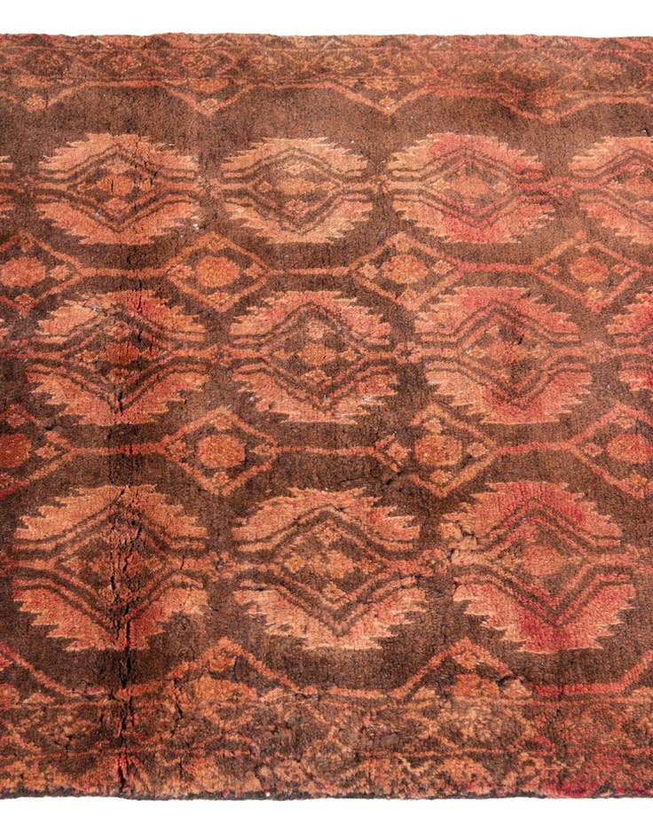 Detail image of 2' 10 x 9' 4  Hand Knotted Ultra Vintage Persian Wool Runner Rug