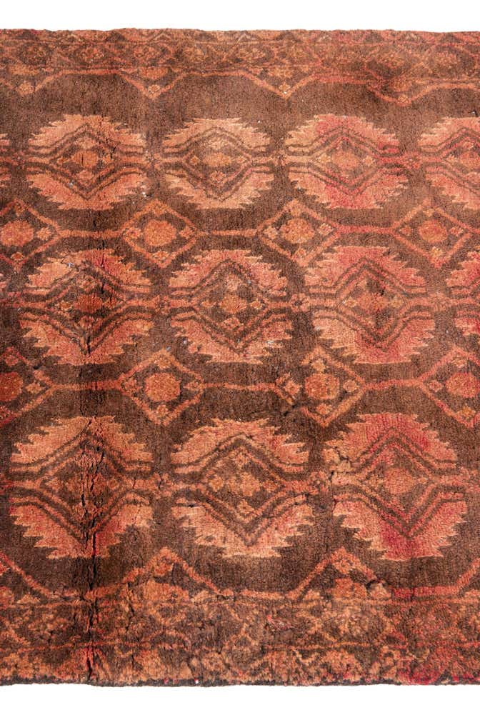 2' 10 x 9' 4 Hand Knotted Ultra Vintage Persian Wool Runner Rug