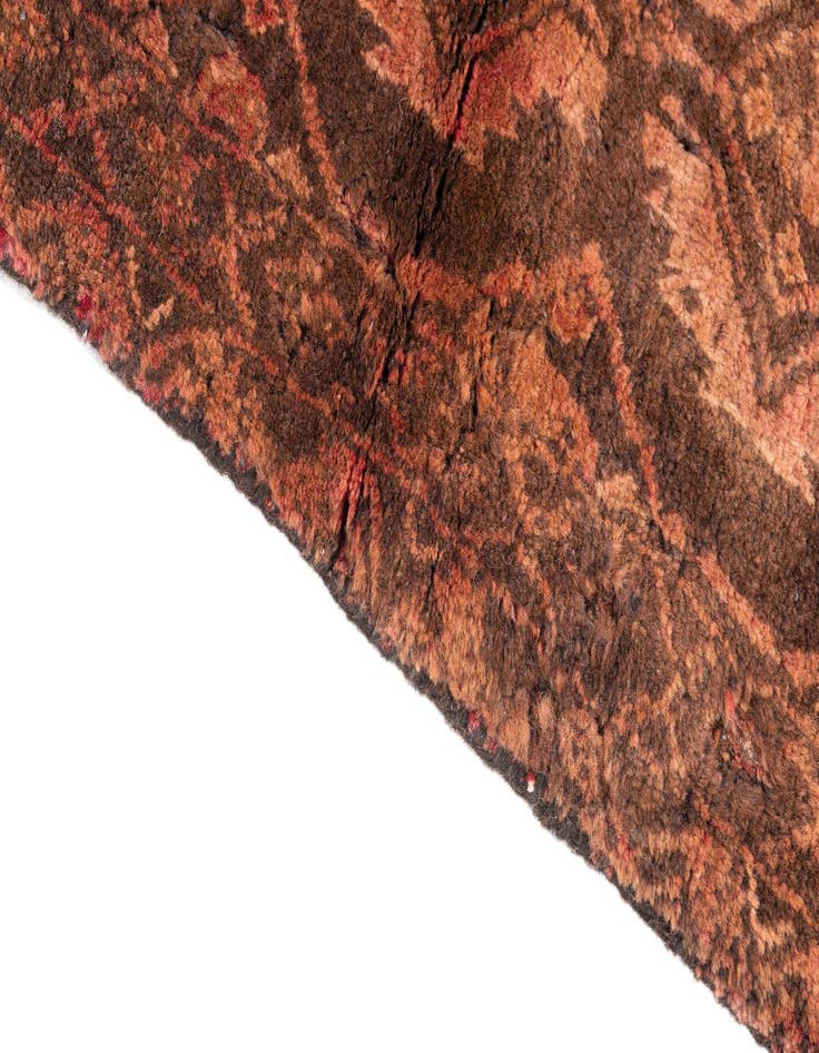 Detail image of 2' 10 x 9' 4  Hand Knotted Ultra Vintage Persian Wool Runner Rug