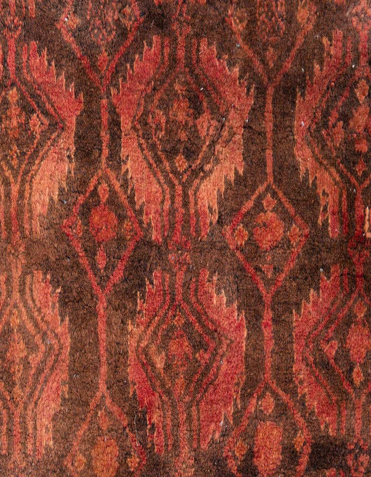 Detail image of 2' 10 x 9' 4  Hand Knotted Ultra Vintage Persian Wool Runner Rug