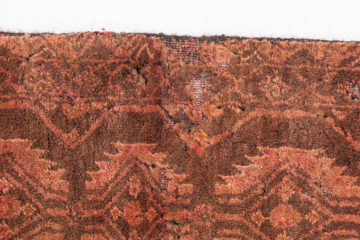 2' 10 x 9' 4 Hand Knotted Ultra Vintage Persian Wool Runner Rug