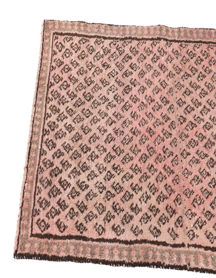 Detail image of 2' 5 x 9' 1  Hand Knotted Ultra Vintage Persian Wool Runner Rug