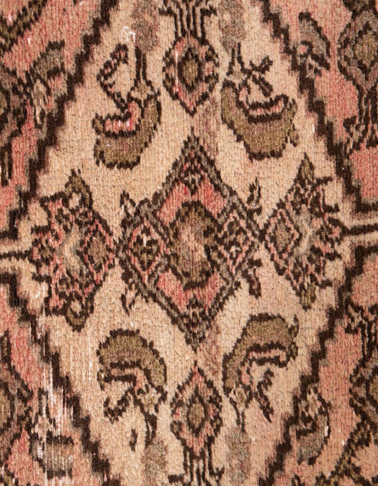 Detail image of 2' x 8' Hand Knotted Ultra Vintage Persian Wool Runner Rug