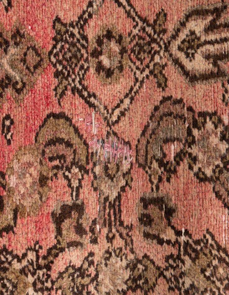 Detail image of 2' x 8' Hand Knotted Ultra Vintage Persian Wool Runner Rug