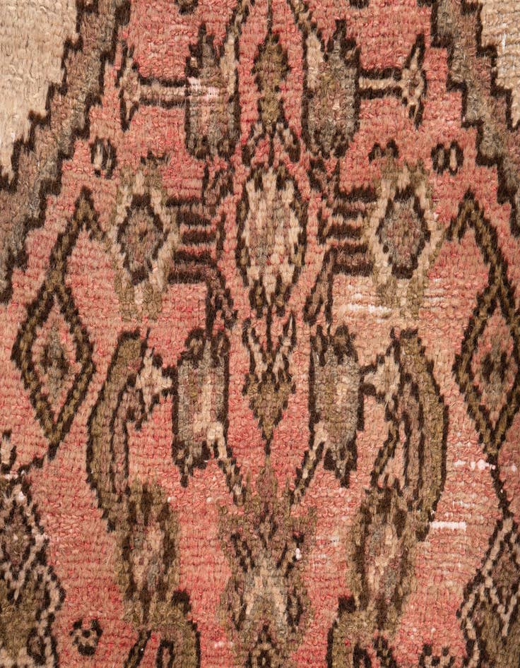 Detail image of 2' x 8' Hand Knotted Ultra Vintage Persian Wool Runner Rug