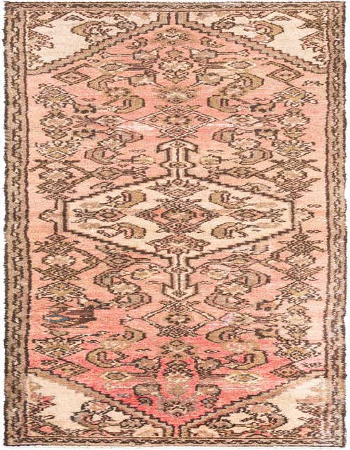 Primary image  2' x 8'  Hand Knotted Ultra Vintage Persian Wool Runner Rug