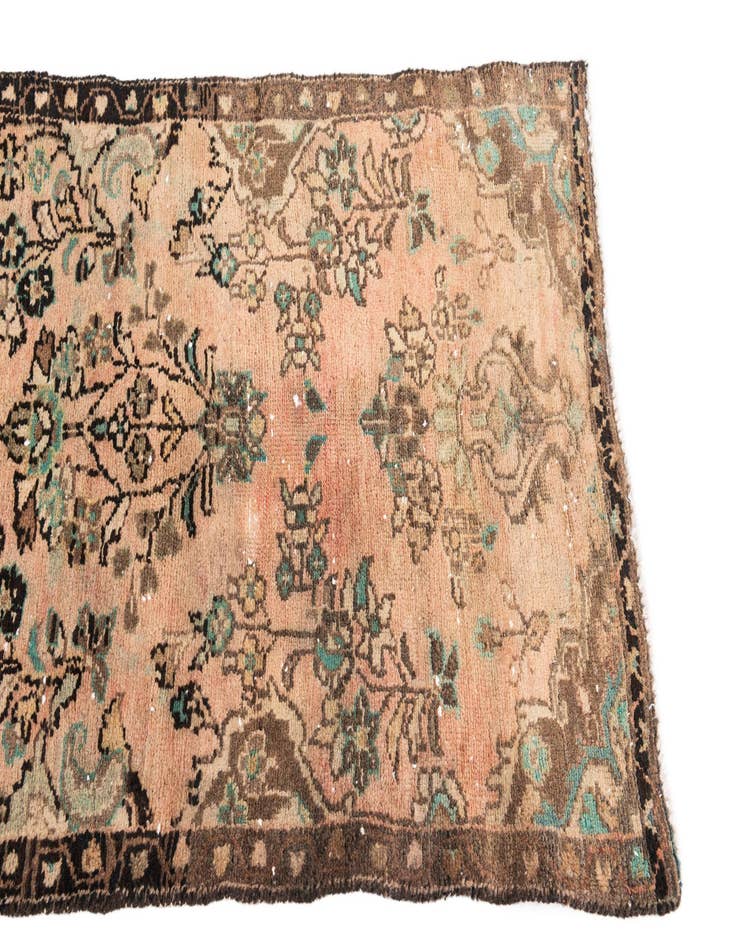 Detail image of 2' 3 x 9'  Hand Knotted Ultra Vintage Persian Wool Runner Rug