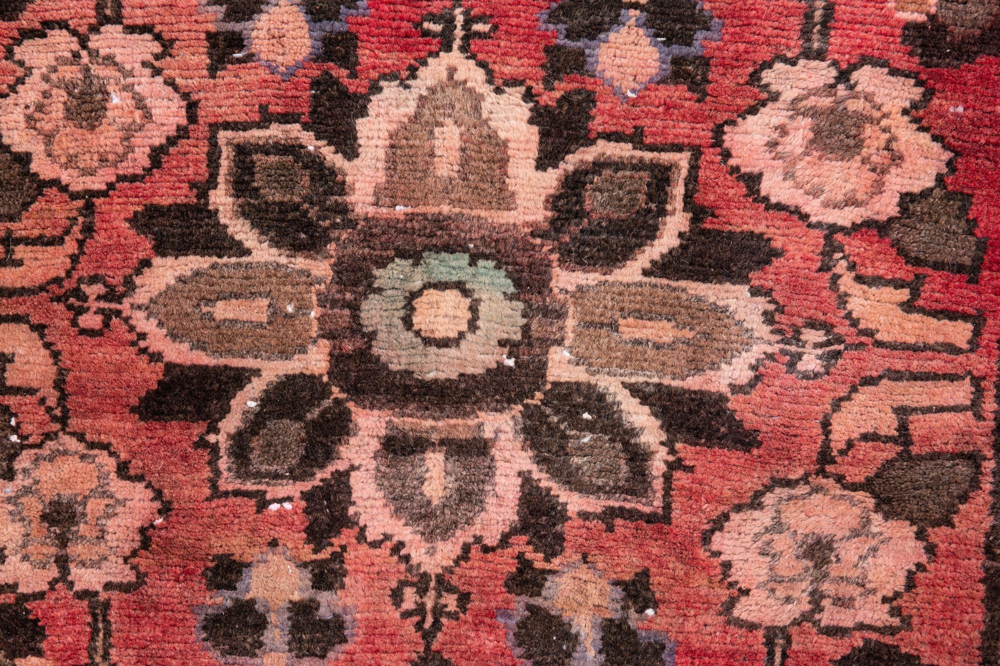 2' 9 x 11' 4 Hand Knotted Ultra Vintage Persian Wool Runner Rug