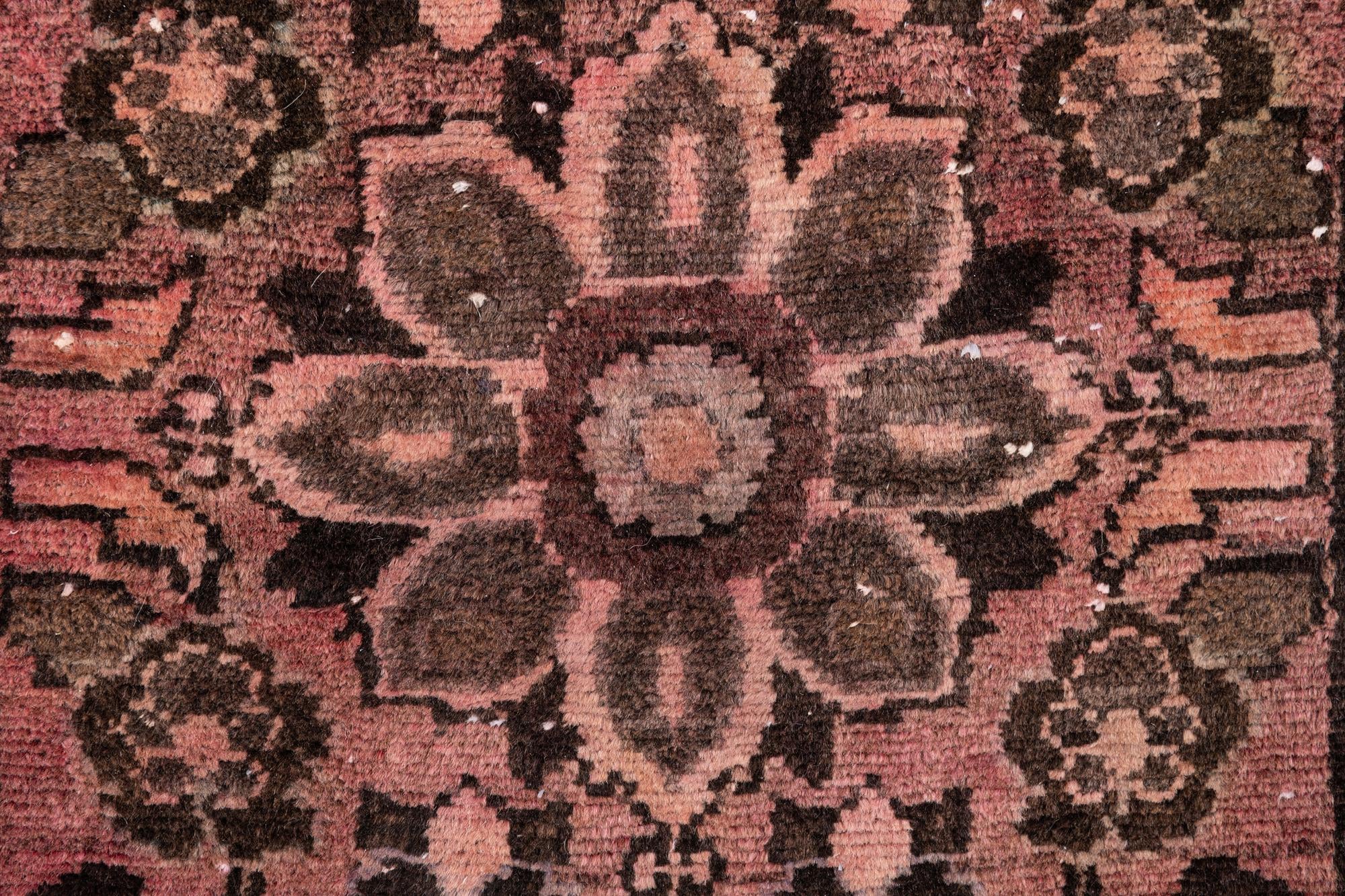 2' 9 x 11' 4 Hand Knotted Ultra Vintage Persian Wool Runner Rug