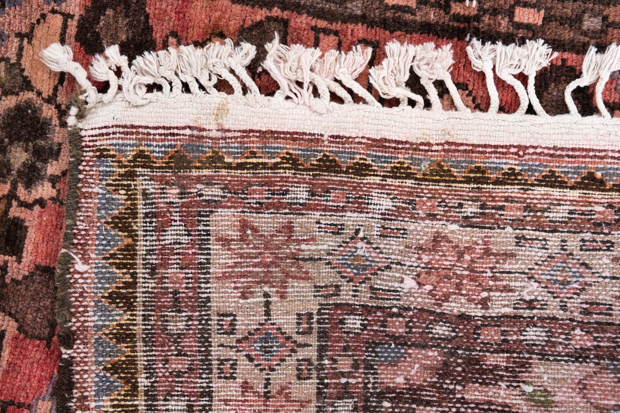 2' 9 x 11' 4 Hand Knotted Ultra Vintage Persian Wool Runner Rug