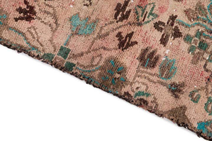 2' 7 x 5' 8 Hand Knotted Ultra Vintage Persian Wool Runner Rug