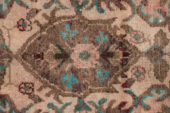 2' 7 x 5' 8 Hand Knotted Ultra Vintage Persian Wool Runner Rug