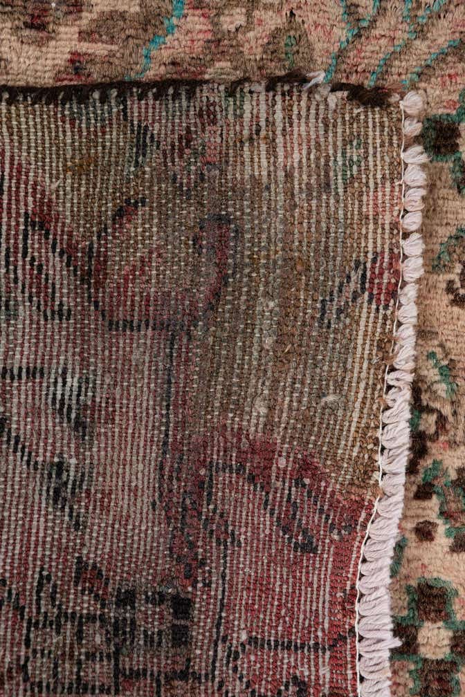 2' 7 x 5' 8 Hand Knotted Ultra Vintage Persian Wool Runner Rug