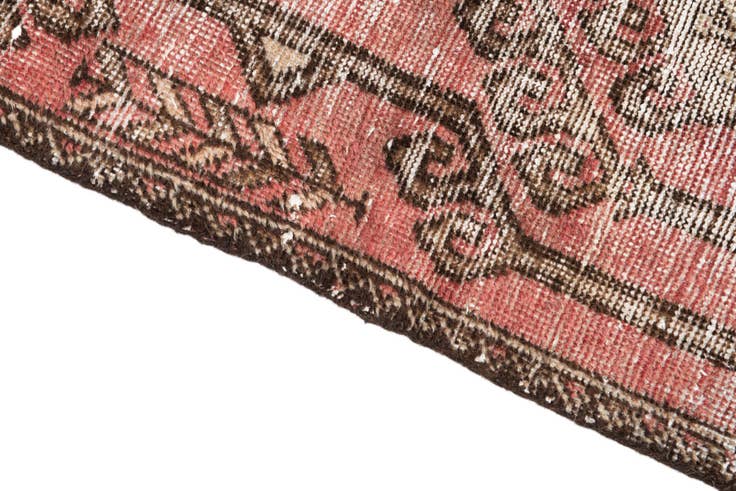 Detail image of 2' 4 x 6' 3 Hand Knotted Ultra Vintage Persian Wool Runner Rug
