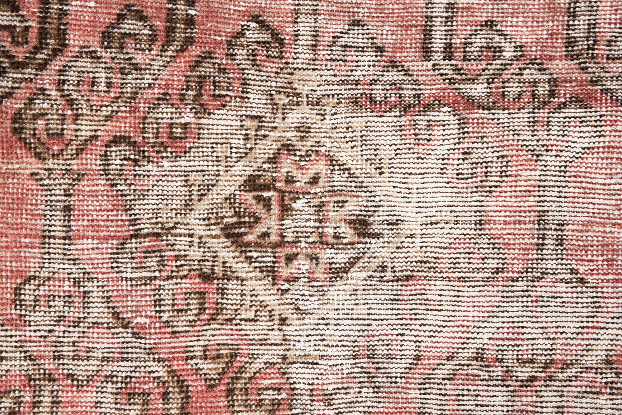 2' 4 x 6' 3 Hand Knotted Ultra Vintage Persian Wool Runner Rug
