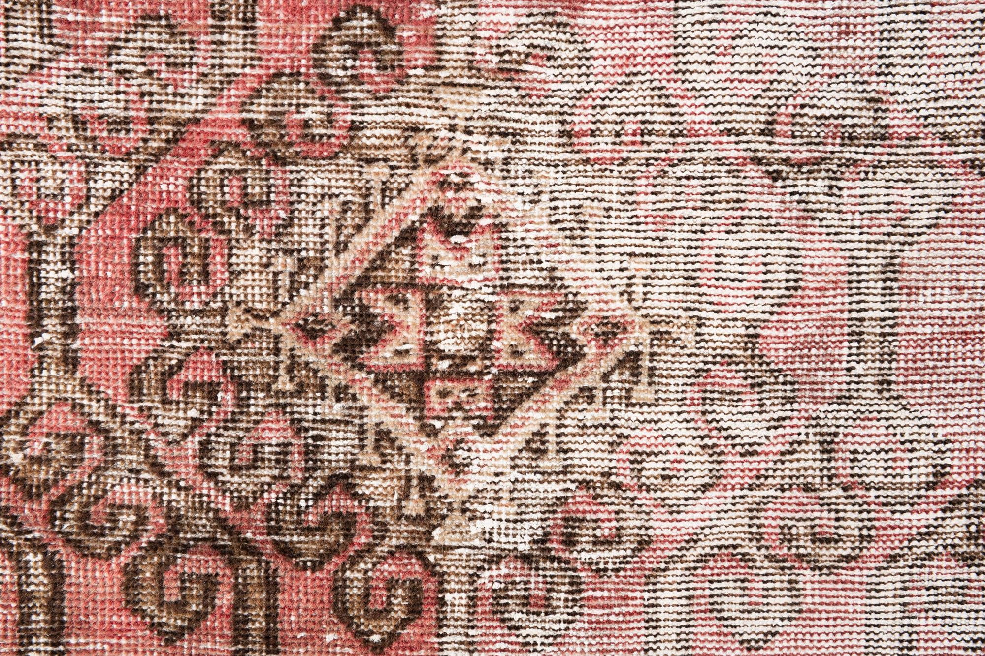 2' 4 x 6' 3 Hand Knotted Ultra Vintage Persian Wool Runner Rug