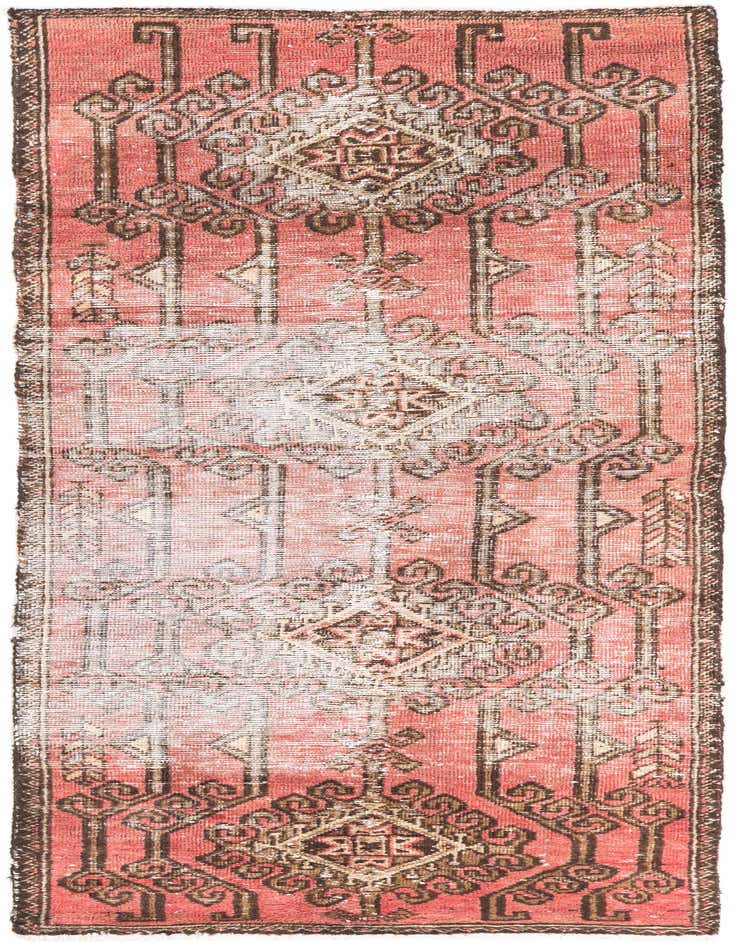 Primary image 2' 4 x 6' 3  Hand Knotted Ultra Vintage Persian Wool Runner Rug