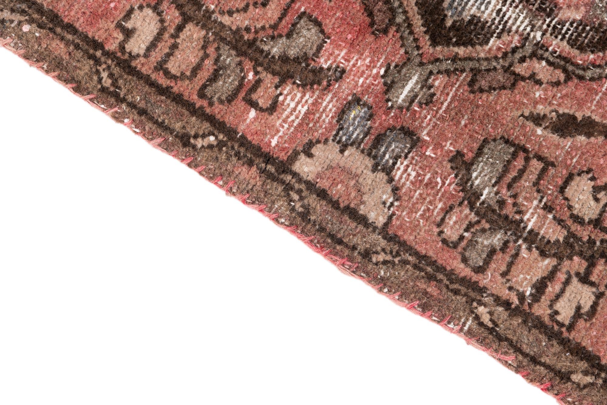 2' 8 x 6' 2 Hand Knotted Ultra Vintage Persian Wool Runner Rug