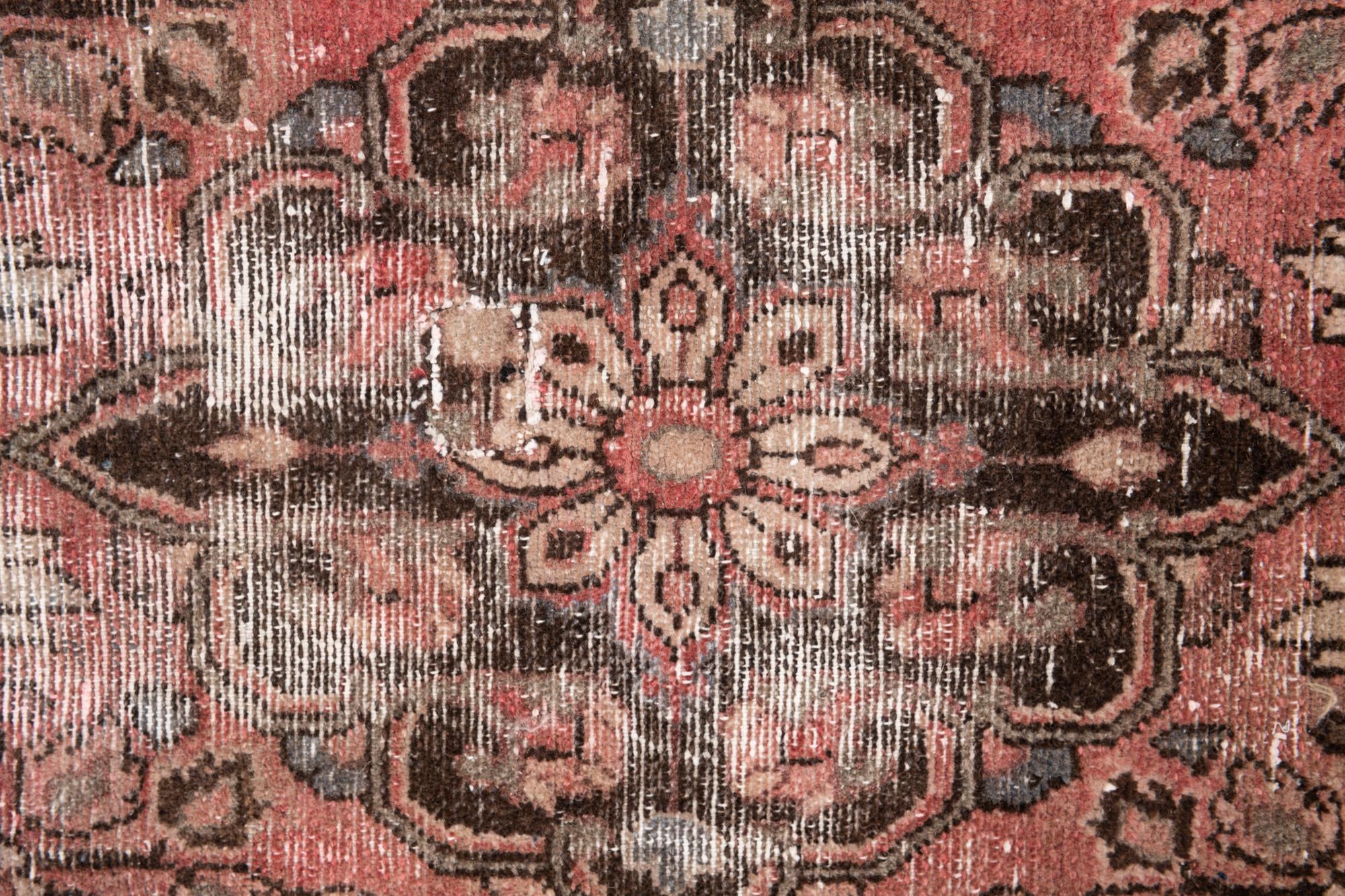 2' 8 x 6' 2 Hand Knotted Ultra Vintage Persian Wool Runner Rug