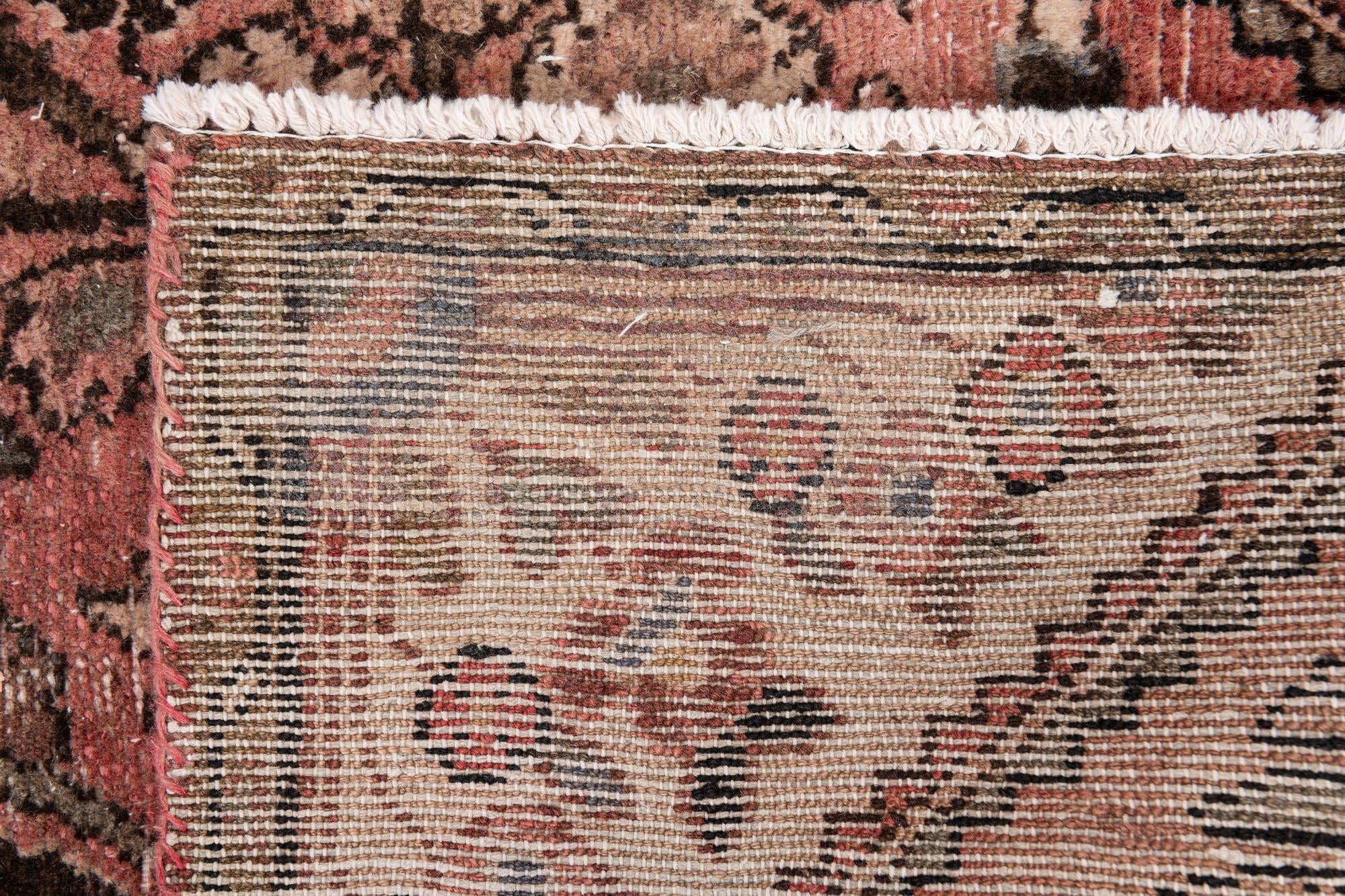 2' 8 x 6' 2 Hand Knotted Ultra Vintage Persian Wool Runner Rug