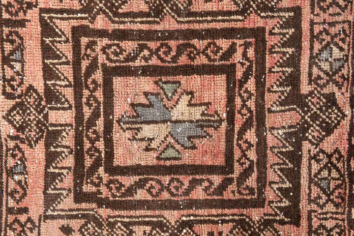 2' 4 x 7' Hand Knotted Ultra Vintage Persian Wool Runner Rug
