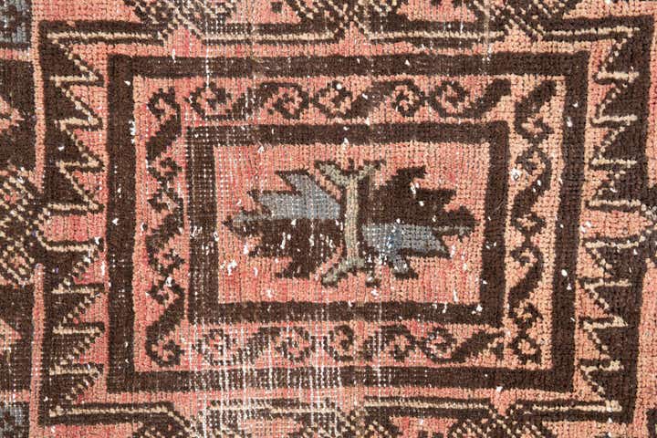 2' 4 x 7' Hand Knotted Ultra Vintage Persian Wool Runner Rug