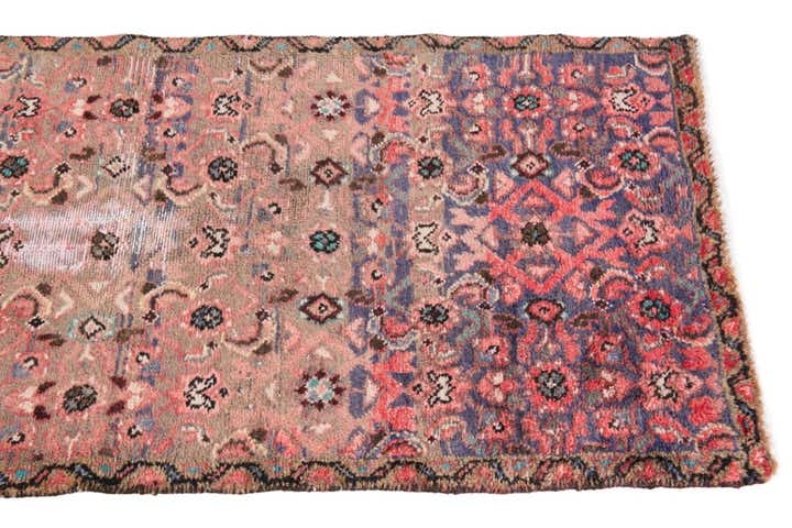 2' 3 x 8' 6 Hand Knotted Ultra Vintage Persian Wool Runner Rug