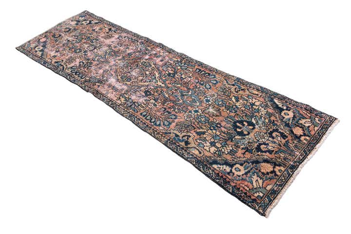 2' 2 x 7' 10 Hand Knotted Ultra Vintage Persian Wool Runner Rug