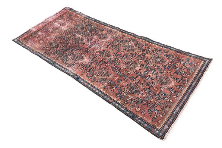 Detail image of 2' 3 x 5' 5 Hand Knotted Ultra Vintage Persian Wool Runner Rug