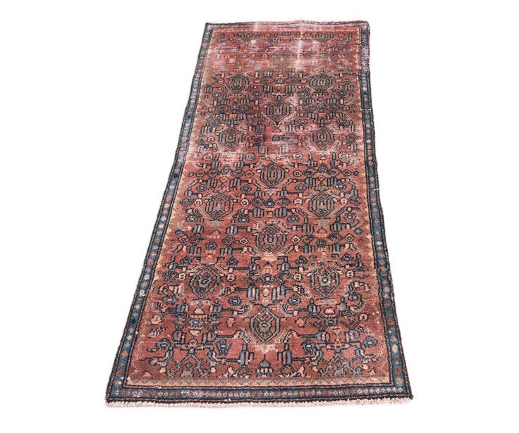 Detail image of 2' 3 x 5' 5 Hand Knotted Ultra Vintage Persian Wool Runner Rug