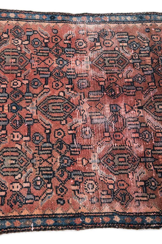 2' 3 x 5' 5 Hand Knotted Ultra Vintage Persian Wool Runner Rug