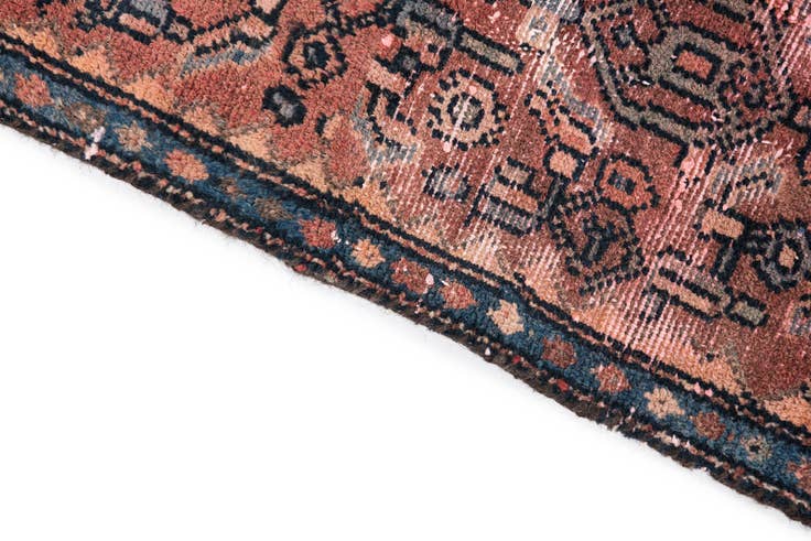Detail image of 2' 3 x 5' 5 Hand Knotted Ultra Vintage Persian Wool Runner Rug
