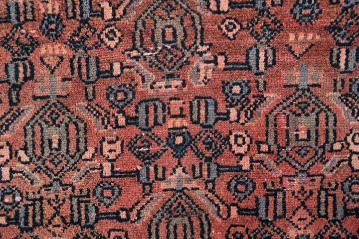 2' 3 x 5' 5 Hand Knotted Ultra Vintage Persian Wool Runner Rug