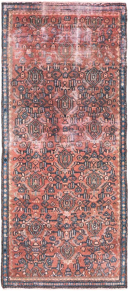 2' 3 x 5' 5 Hand Knotted Ultra Vintage Persian Wool Runner Rug