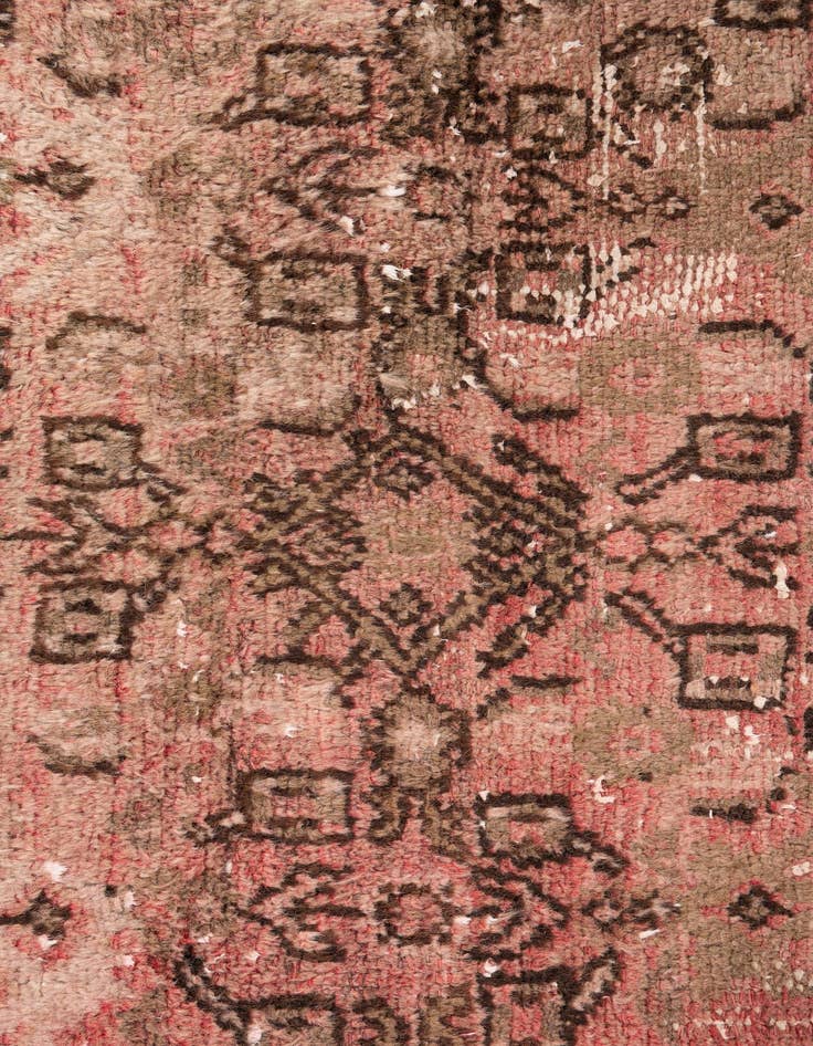 Detail image of 2' 8 x 8' 7  Hand Knotted Ultra Vintage Persian Wool Runner Rug