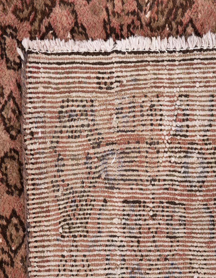 Detail image of 2' 8 x 8' 7  Hand Knotted Ultra Vintage Persian Wool Runner Rug