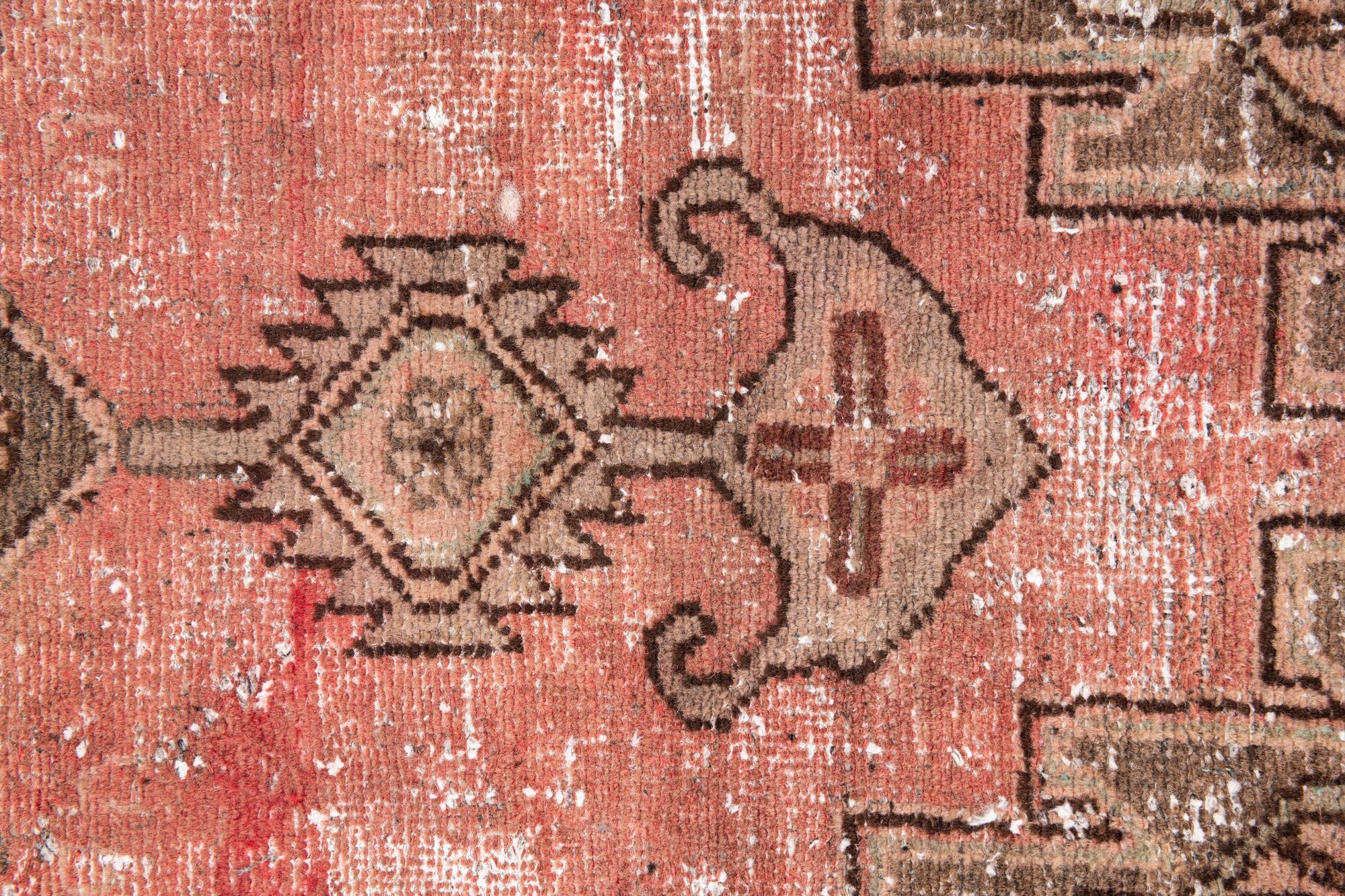 95cm x 190cm anudado a mano Ultra Vintage Alfombra Persa Lana Pasillera
