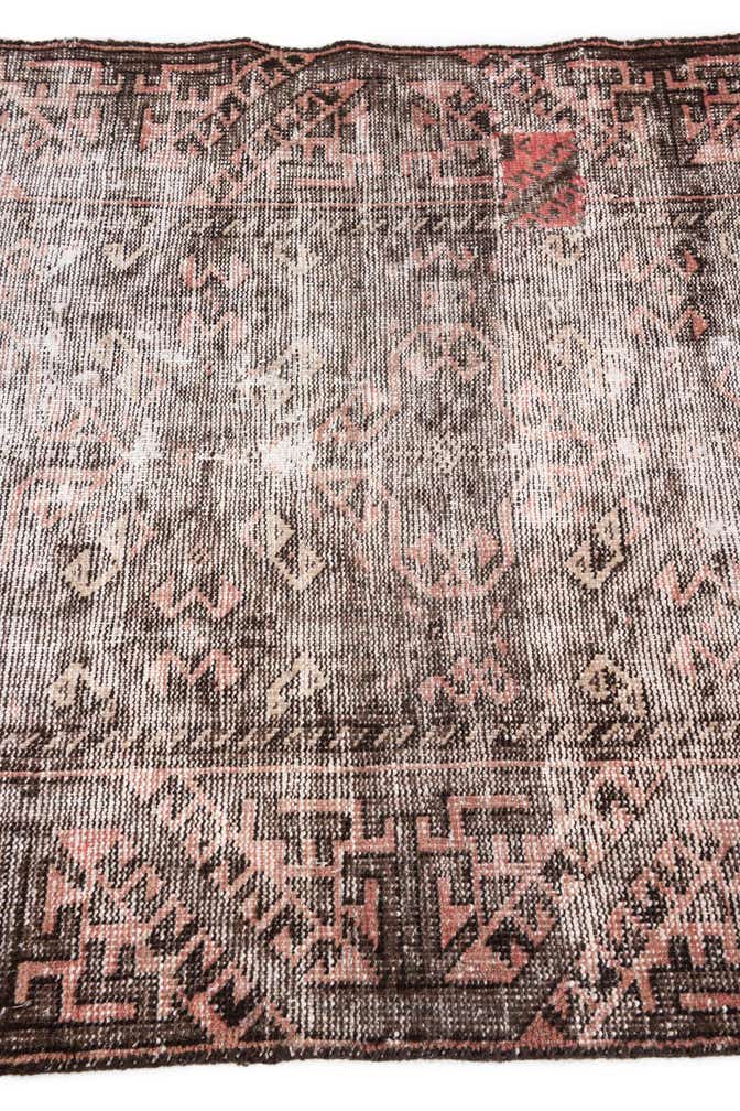 3' 4 x 7' Hand Knotted Ultra Vintage Persian Wool Runner Rug